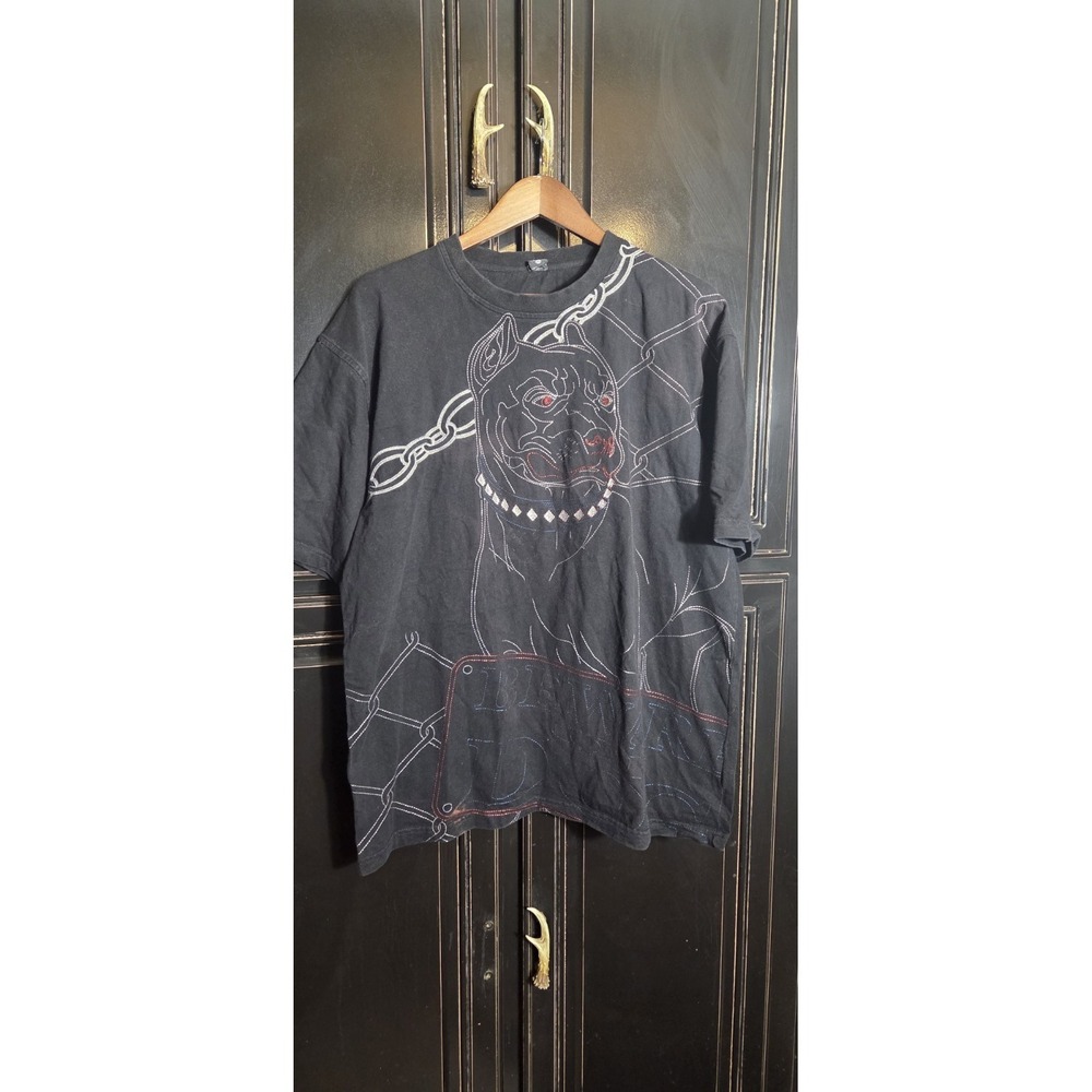 Pit Bull, Bully XL EMBROIDERY  SHIRT, BEWARE OF DOG, READ